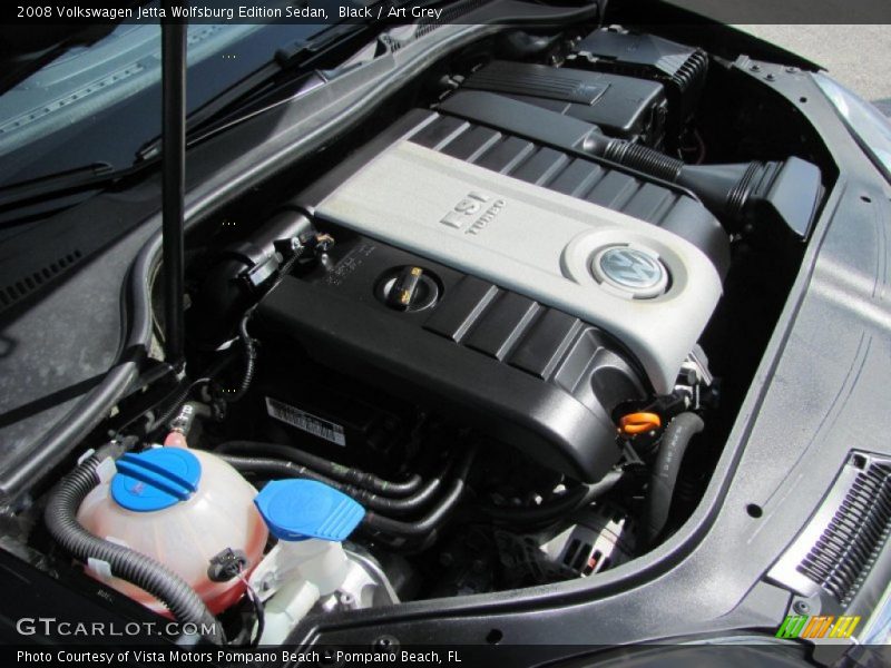 Black / Art Grey 2008 Volkswagen Jetta Wolfsburg Edition Sedan