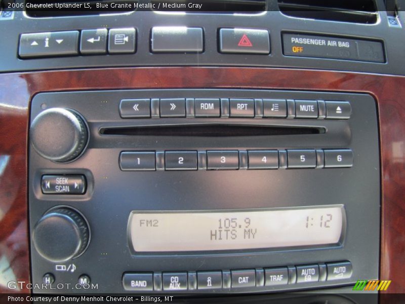 Blue Granite Metallic / Medium Gray 2006 Chevrolet Uplander LS