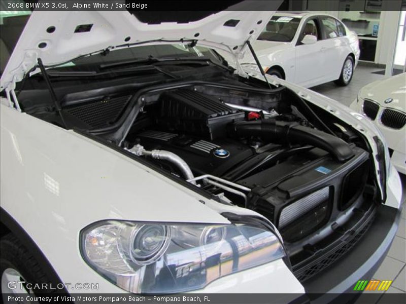 Alpine White / Sand Beige 2008 BMW X5 3.0si