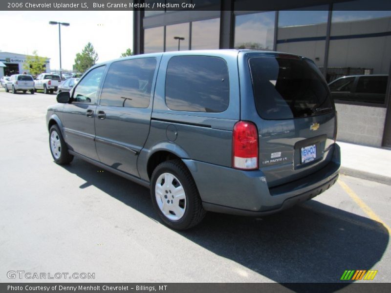 Blue Granite Metallic / Medium Gray 2006 Chevrolet Uplander LS