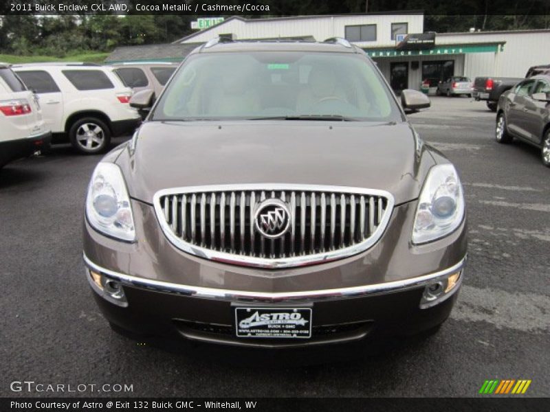 Cocoa Metallic / Cashmere/Cocoa 2011 Buick Enclave CXL AWD