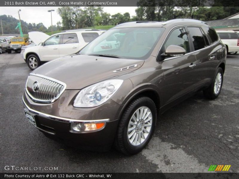 Cocoa Metallic / Cashmere/Cocoa 2011 Buick Enclave CXL AWD