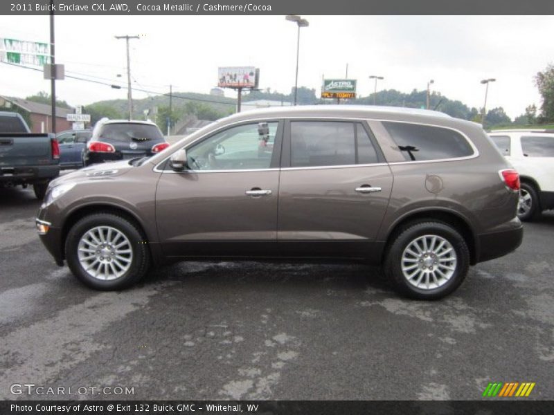 Cocoa Metallic / Cashmere/Cocoa 2011 Buick Enclave CXL AWD
