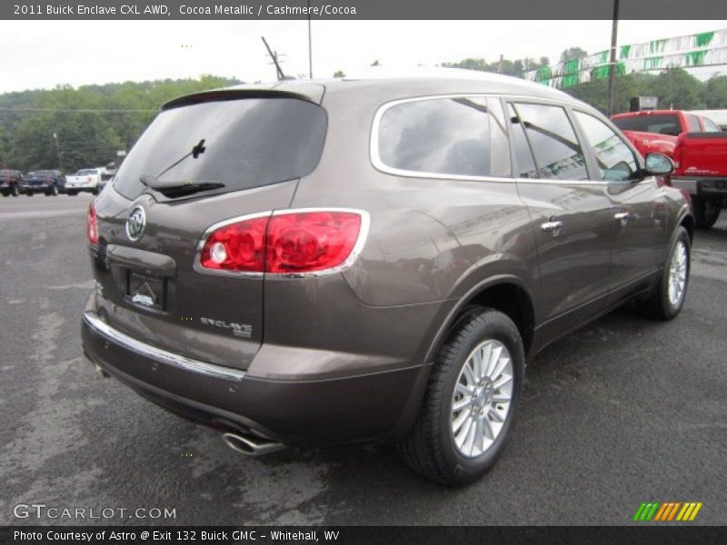 Cocoa Metallic / Cashmere/Cocoa 2011 Buick Enclave CXL AWD