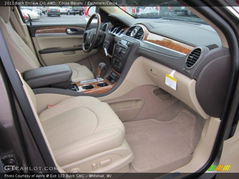 Cocoa Metallic / Cashmere/Cocoa 2011 Buick Enclave CXL AWD