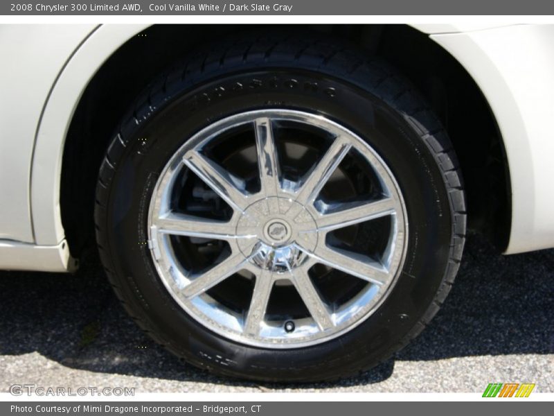 Cool Vanilla White / Dark Slate Gray 2008 Chrysler 300 Limited AWD