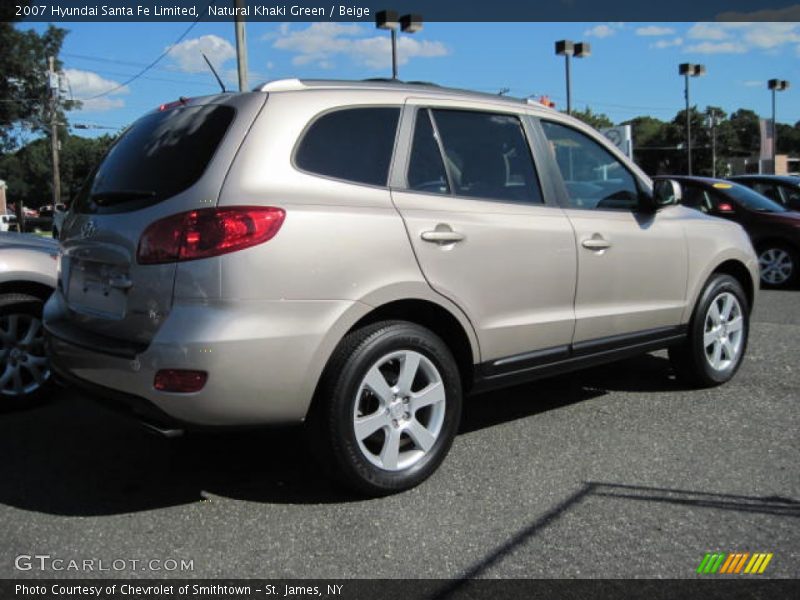 Natural Khaki Green / Beige 2007 Hyundai Santa Fe Limited