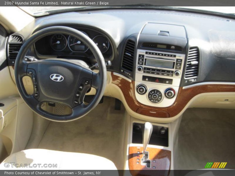 Natural Khaki Green / Beige 2007 Hyundai Santa Fe Limited