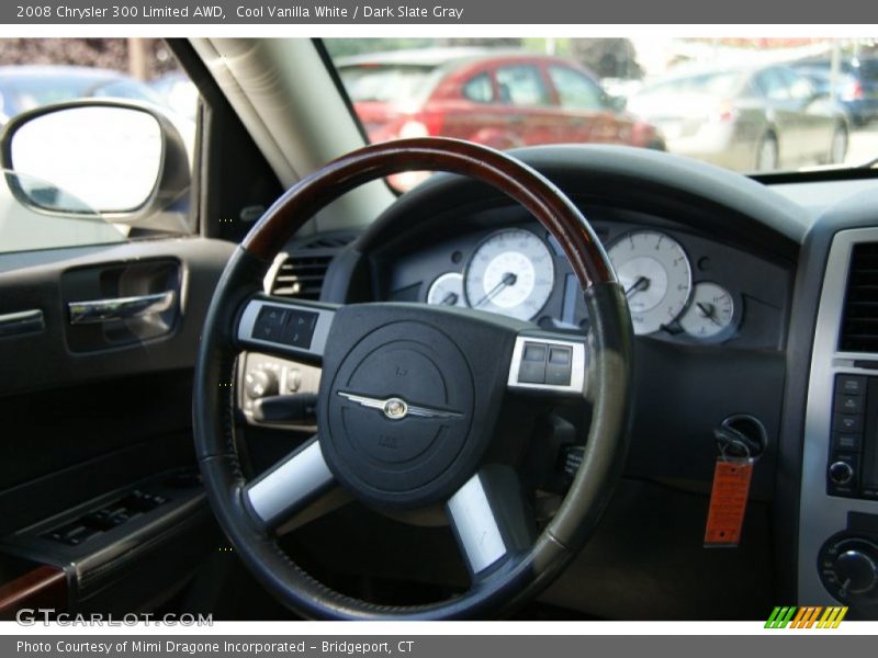 Cool Vanilla White / Dark Slate Gray 2008 Chrysler 300 Limited AWD
