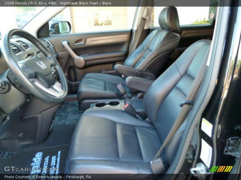 Nighthawk Black Pearl / Black 2008 Honda CR-V EX-L 4WD