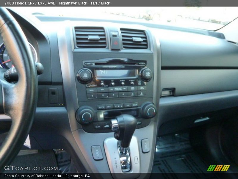 Nighthawk Black Pearl / Black 2008 Honda CR-V EX-L 4WD