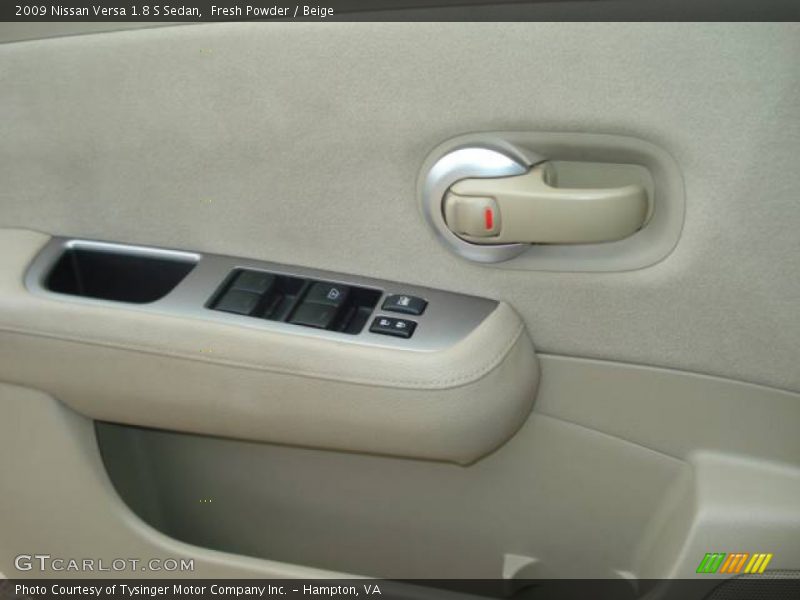 Fresh Powder / Beige 2009 Nissan Versa 1.8 S Sedan