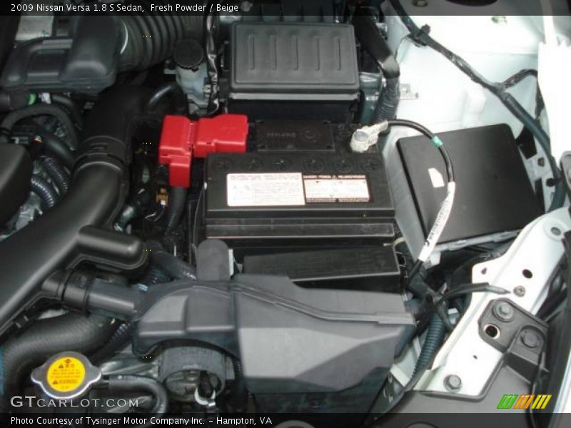 Fresh Powder / Beige 2009 Nissan Versa 1.8 S Sedan