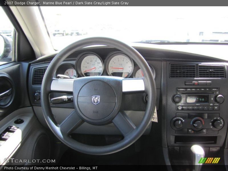 Marine Blue Pearl / Dark Slate Gray/Light Slate Gray 2007 Dodge Charger