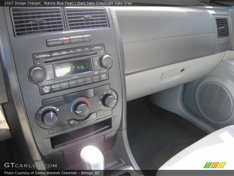 Marine Blue Pearl / Dark Slate Gray/Light Slate Gray 2007 Dodge Charger