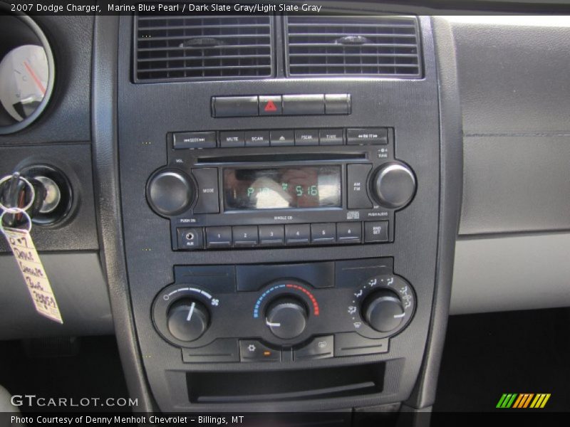 Marine Blue Pearl / Dark Slate Gray/Light Slate Gray 2007 Dodge Charger