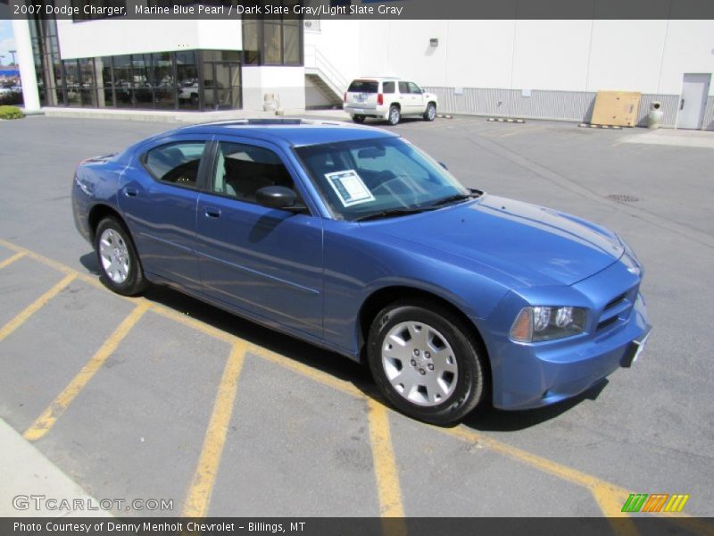 Marine Blue Pearl / Dark Slate Gray/Light Slate Gray 2007 Dodge Charger