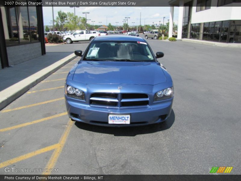 Marine Blue Pearl / Dark Slate Gray/Light Slate Gray 2007 Dodge Charger