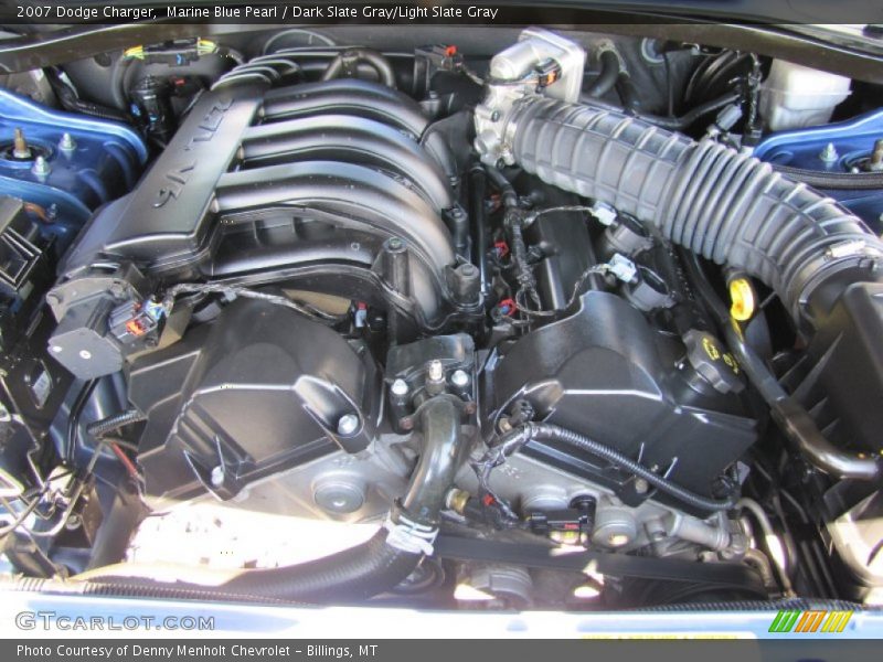 Marine Blue Pearl / Dark Slate Gray/Light Slate Gray 2007 Dodge Charger