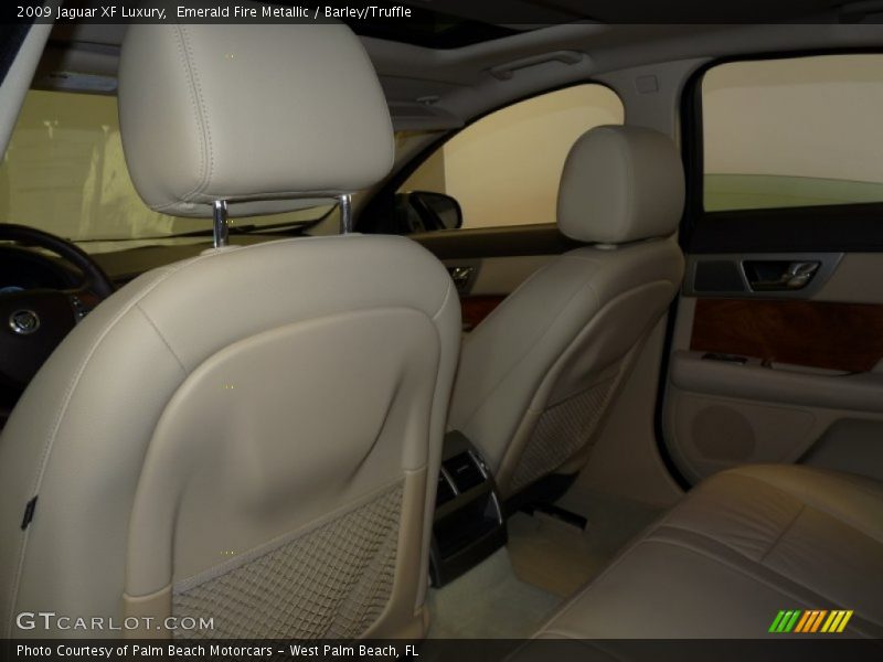 Emerald Fire Metallic / Barley/Truffle 2009 Jaguar XF Luxury