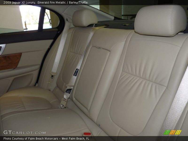 Emerald Fire Metallic / Barley/Truffle 2009 Jaguar XF Luxury