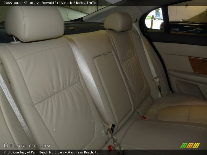 Emerald Fire Metallic / Barley/Truffle 2009 Jaguar XF Luxury
