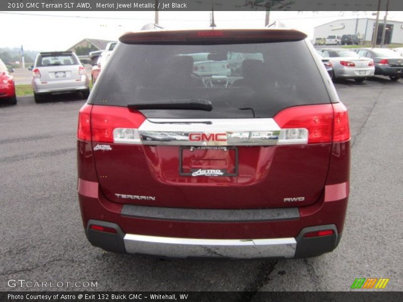 Merlot Jewel Metallic / Jet Black 2010 GMC Terrain SLT AWD