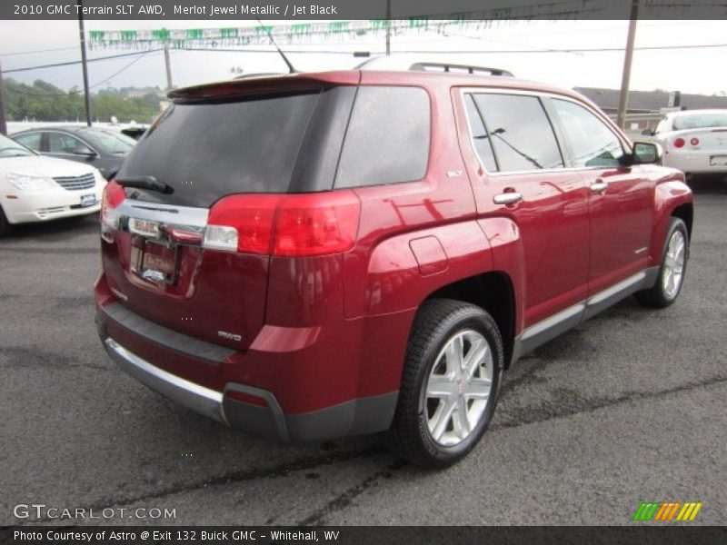 Merlot Jewel Metallic / Jet Black 2010 GMC Terrain SLT AWD