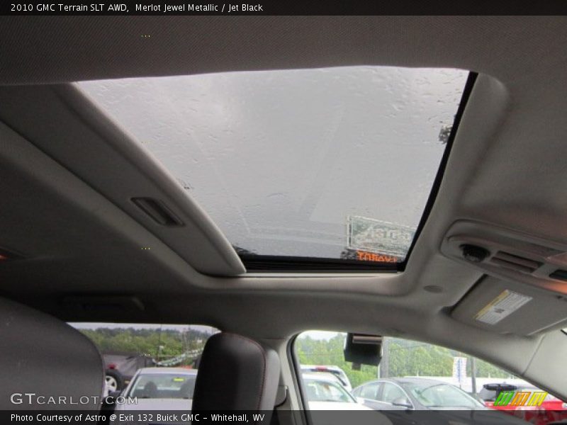Merlot Jewel Metallic / Jet Black 2010 GMC Terrain SLT AWD