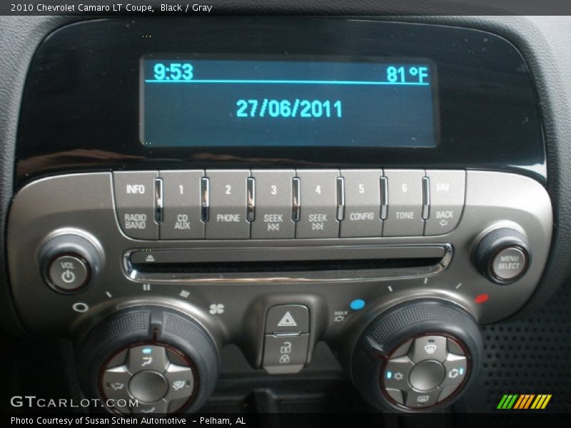 Black / Gray 2010 Chevrolet Camaro LT Coupe