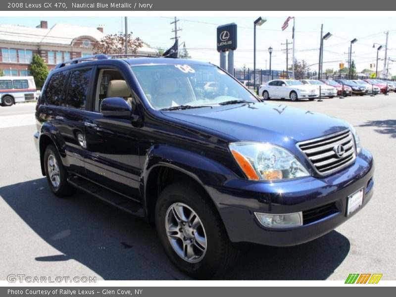 Nautical Blue Metallic / Ivory 2008 Lexus GX 470