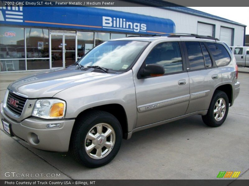 Pewter Metallic / Medium Pewter 2002 GMC Envoy SLT 4x4