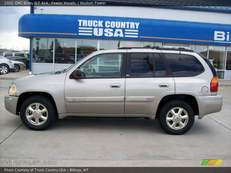 Pewter Metallic / Medium Pewter 2002 GMC Envoy SLT 4x4