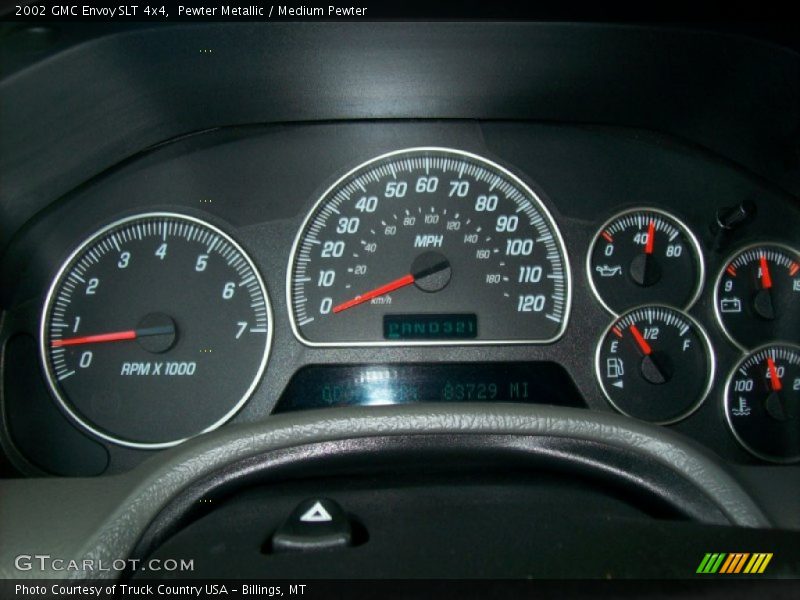 Pewter Metallic / Medium Pewter 2002 GMC Envoy SLT 4x4