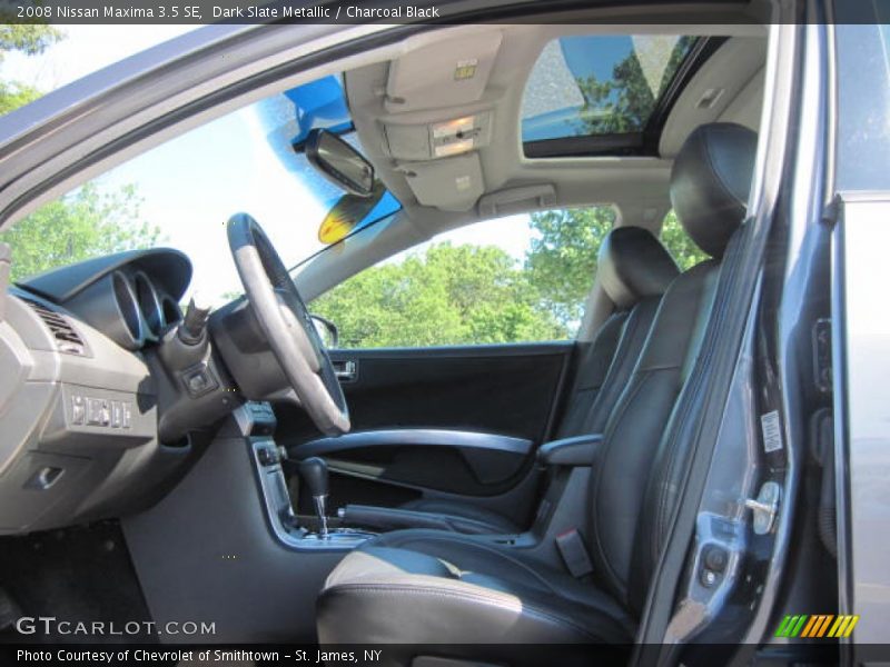 Dark Slate Metallic / Charcoal Black 2008 Nissan Maxima 3.5 SE