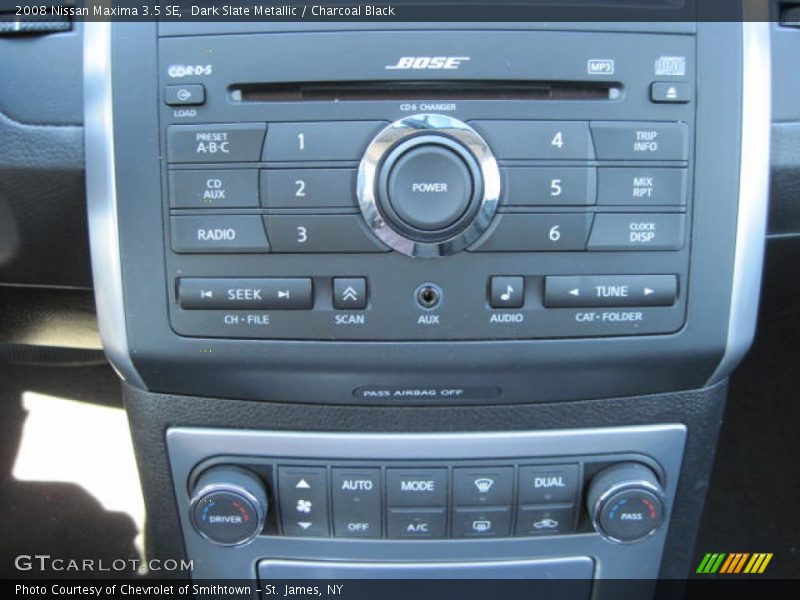 Dark Slate Metallic / Charcoal Black 2008 Nissan Maxima 3.5 SE