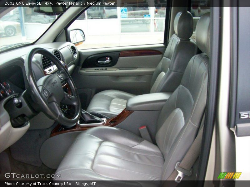 Pewter Metallic / Medium Pewter 2002 GMC Envoy SLT 4x4