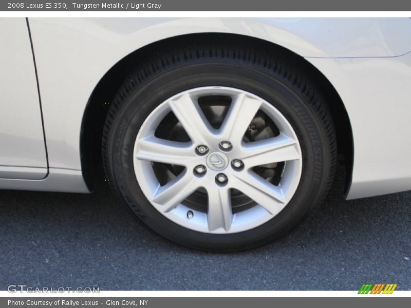 Tungsten Metallic / Light Gray 2008 Lexus ES 350