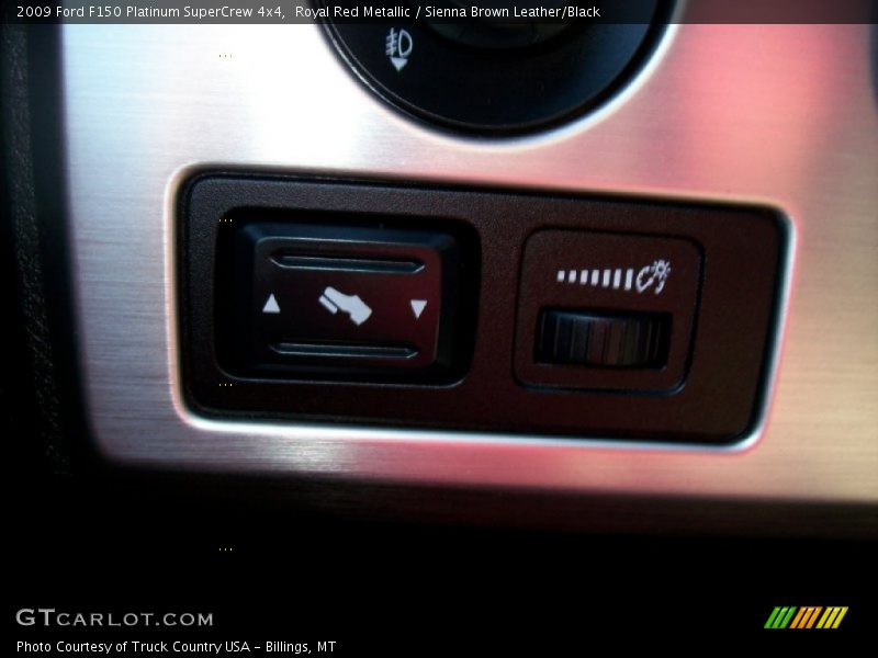 Royal Red Metallic / Sienna Brown Leather/Black 2009 Ford F150 Platinum SuperCrew 4x4