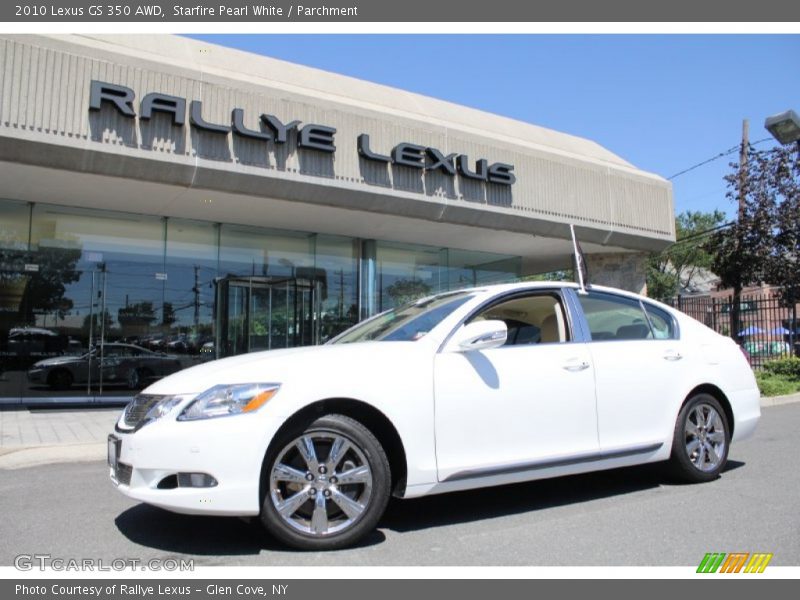 Starfire Pearl White / Parchment 2010 Lexus GS 350 AWD