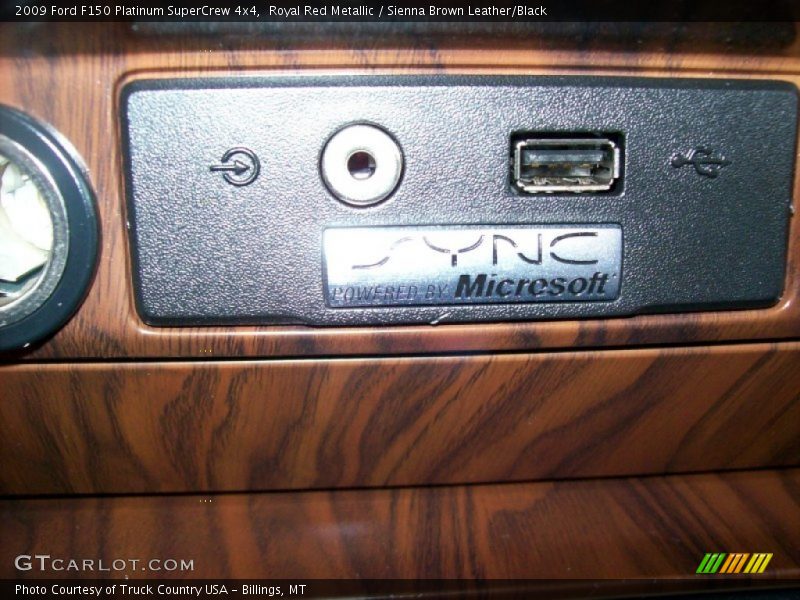 Royal Red Metallic / Sienna Brown Leather/Black 2009 Ford F150 Platinum SuperCrew 4x4