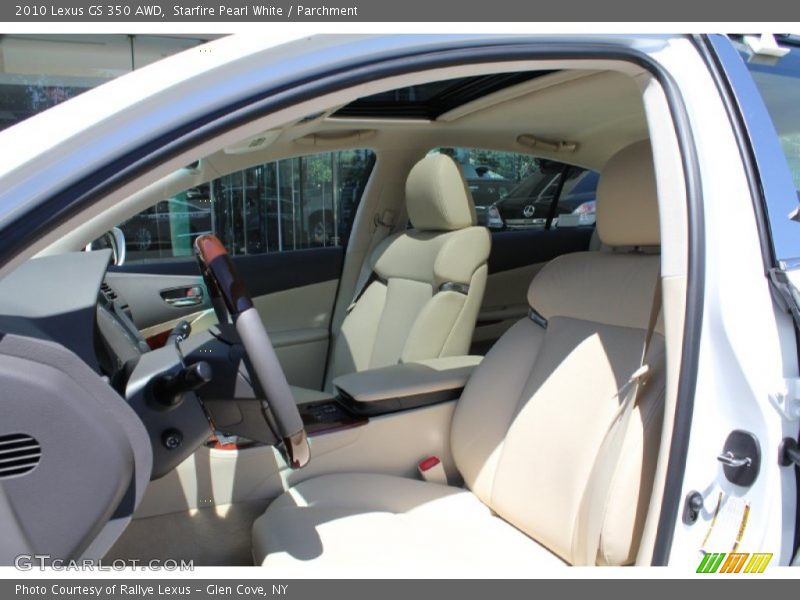 Starfire Pearl White / Parchment 2010 Lexus GS 350 AWD