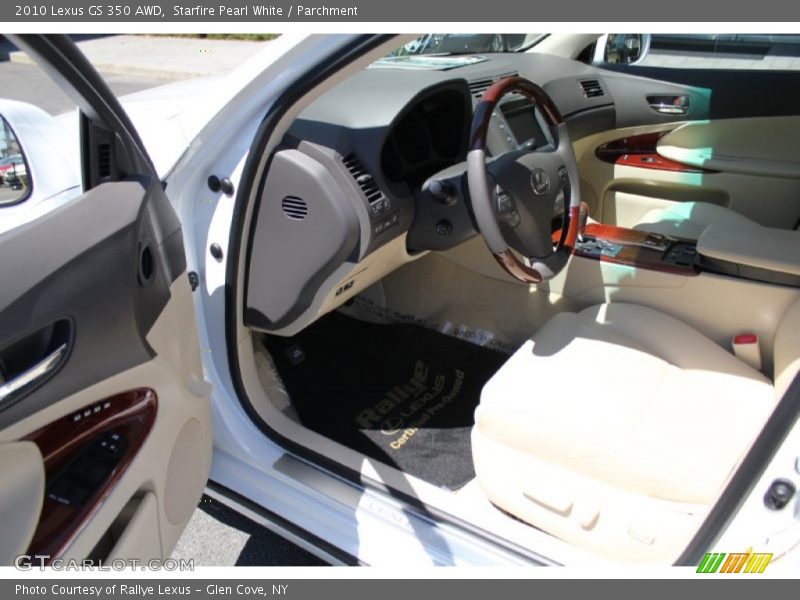 Starfire Pearl White / Parchment 2010 Lexus GS 350 AWD