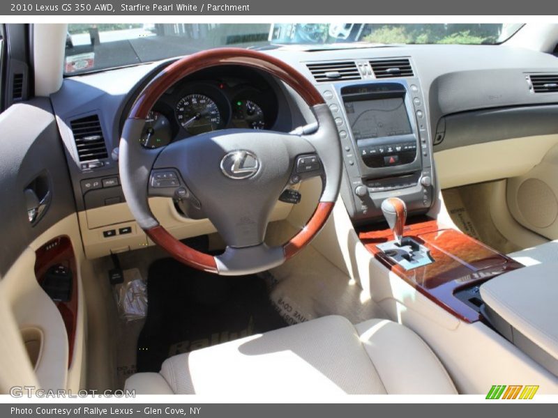 Starfire Pearl White / Parchment 2010 Lexus GS 350 AWD