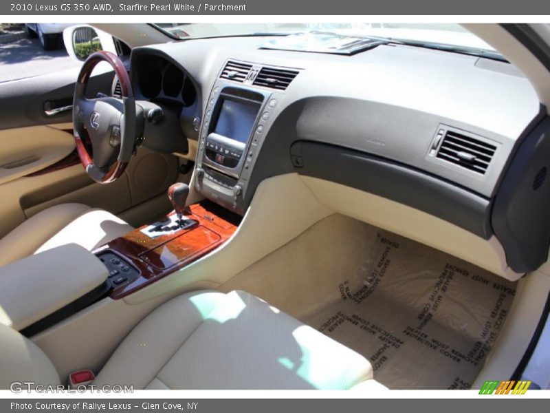 Starfire Pearl White / Parchment 2010 Lexus GS 350 AWD