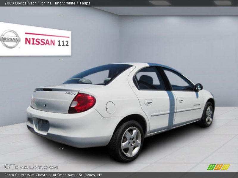 Bright White / Taupe 2000 Dodge Neon Highline