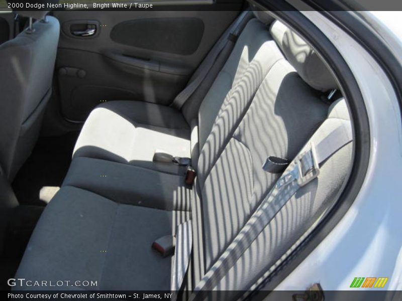 Bright White / Taupe 2000 Dodge Neon Highline