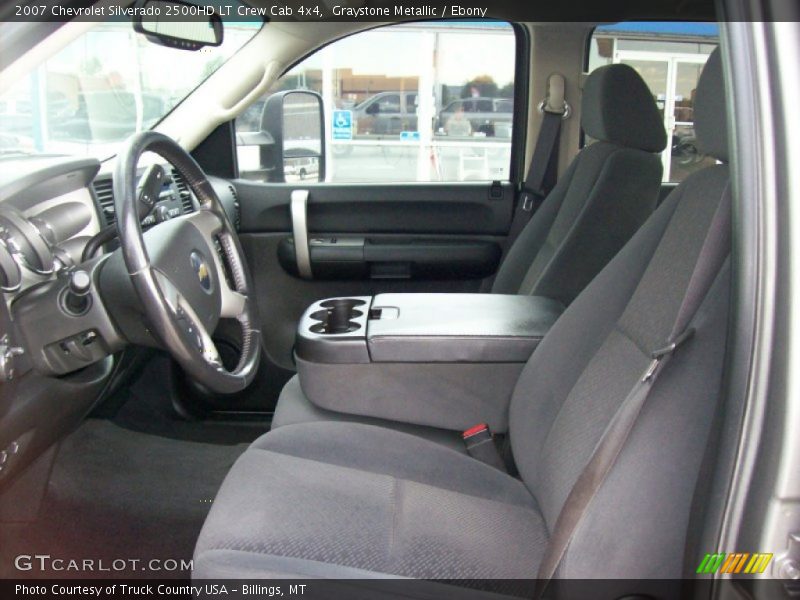 Graystone Metallic / Ebony 2007 Chevrolet Silverado 2500HD LT Crew Cab 4x4