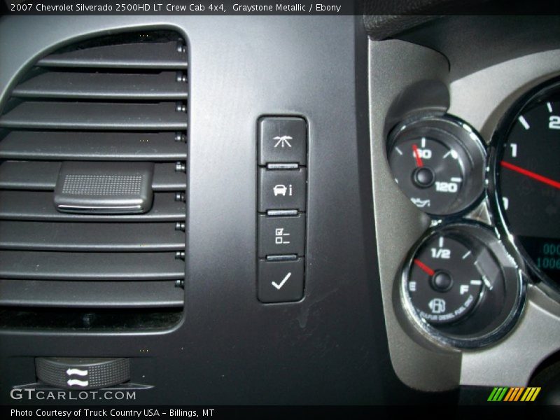 Graystone Metallic / Ebony 2007 Chevrolet Silverado 2500HD LT Crew Cab 4x4
