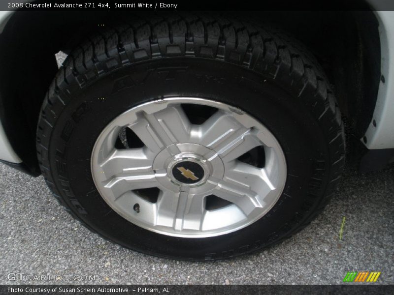 Summit White / Ebony 2008 Chevrolet Avalanche Z71 4x4